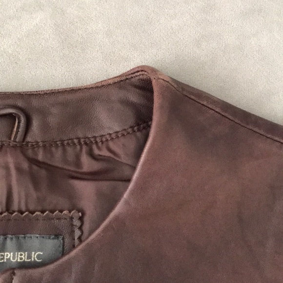 Banana Republic leather vest size XS - Picture 6 of 8